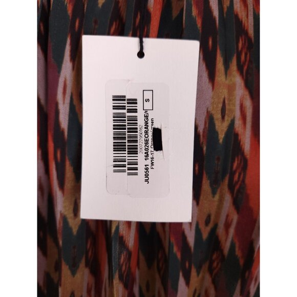 Isabel Marant Etoile Pleated Skirt Size S Womens Hanoi Ikat Print - Picture 10 of 14